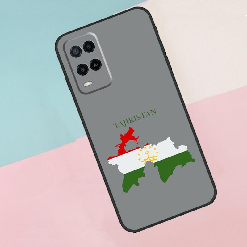 Чехол для телефона Oppo A16 A76 A96 A15 A80 A60 A40 A94 A54 A98 A78 A18 A38 A58 A17 A77 A74 A57S с флагом Таджикистана