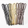 50pcs Women Girls U Shaped Hairpins For Bun Metal Hairdressing Bobby Bridal Pin Barrette Salon Hair Styling Tools U Clips 5cm