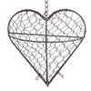 Домик для гнездования птиц Держатель материала для птичьих гнезд Звезда Колибри Гнездовье Металлическое гнездо в форме сердца с крючком для диких птиц Двор Снаружи