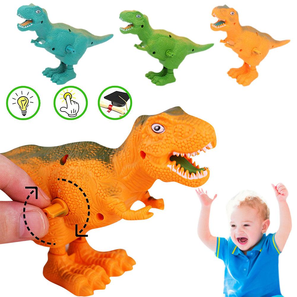 Детская заводная игрушка динозавр пружинный заводной развивающая игрушка лет Дина Бар заводная игрушка 0-3 старый M0O9