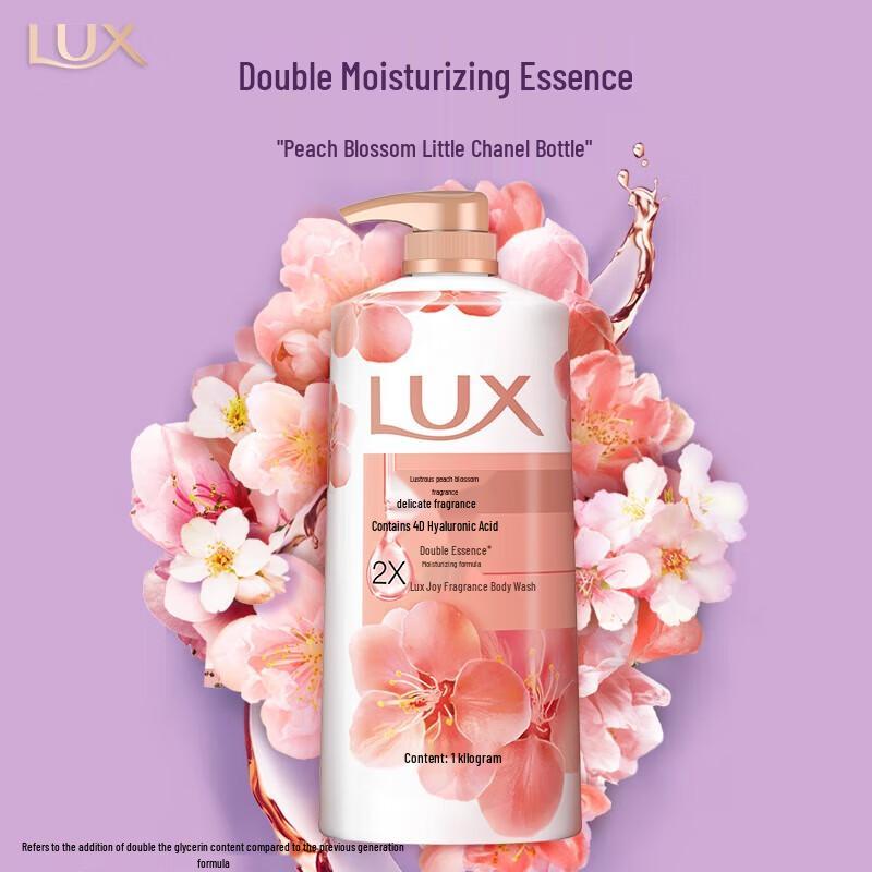 LUX Radiant Peach Blossom Shower Gel