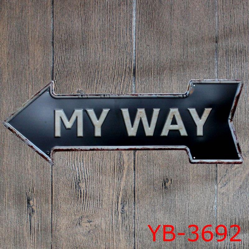 Arrow ,Special -Shaped Tin Painting ,Tin Sign ,Retro Home Explosives ,Theme Restaurant ,Bar Decoration