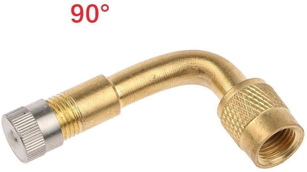 [2pack] Moped 90° L-Type Air Valve for Motorcycles, Suitable for Small Wheel Vehicles, Car Air Pump