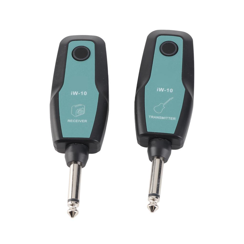 Комплект беспроводного передатчика и приемника для электрогитары 2 шт. 2,4G Беспроводная звуковая система для басового динамика