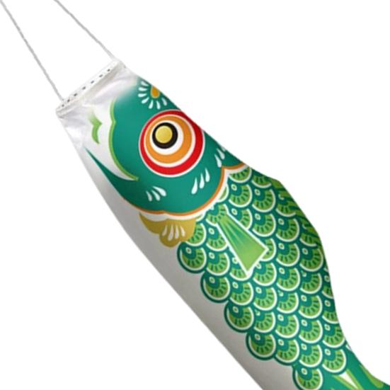 Японский карповый ветроуказатель, наружный подвесной воздушный змей с рыбным флагом, ветроуказатель Koinobori для суши-бара, ресторана, садовой террасы, декора