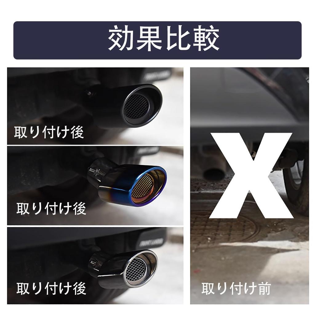 (2025 Specifications) Delica Mini Muffler Cutter, Stainless Steel, Exhaust Pipe Custom Accessory, Downward Mounting,