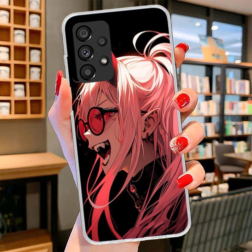 C-Chainsaw Mans Power Phone Case For Samsung Galaxy A12 A22 A32 A52 A72 A02S Phone Case Note 20 Ultra 10 S10 Plus A51 A71 A50S A