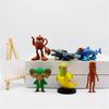 6PC Small Dolls Kit Ornaments Model Doll ABS Decoration Children's Toy Gift