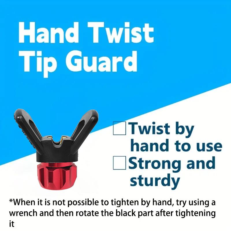 1 комплект безвоздушного краскопульта с соплом 517, защитный кожух сопла с ручной регулировкой - прост в эксплуатации