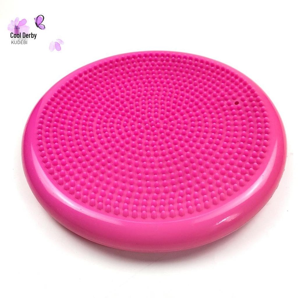 Multicolor Explosion-Proof Yoga Balance Pad - Inflatable, Foot-Operated Soft Step Trainer & Massage Cushion