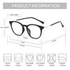 TR90 Anti Blue Light Blocking Glasses Frame Women Cat Eye Retro Eyeglasses for Ladies Optical Frame