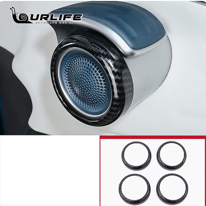 Для BYD atto 3 2022 2023 LHD RHD Карбоновый цвет Внутренняя отделка Наклейки ABS