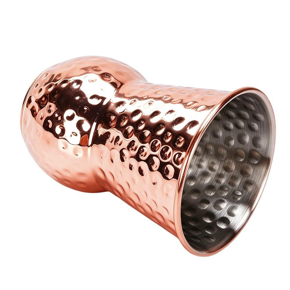 500ml Hammered Wine Cup 304 Stainless Steel Insulated Cocktail Cup Hammered Drinking Cup Bar