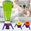 Inverted Bottle Cap Multi-functional Tripod Stand Shower Gel Shampoo Leak-proof Bottle Cap