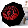 Узор Charlton Athletic, автоматический складной зонт, портативная и складная конструкция, 8 спиц, рождественский или праздничный подарок.