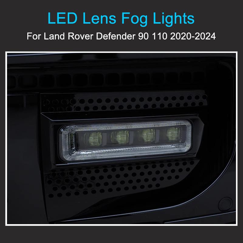 Fog Light for Land Rover Defender 110 2020-2024 LED Lens Fog Light Defender lights Daylight Defender Lamp BQQ1