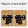Stainless Steel Stainless Steel Door Latch With Screws Gate Safety Lock  Bathroom Door