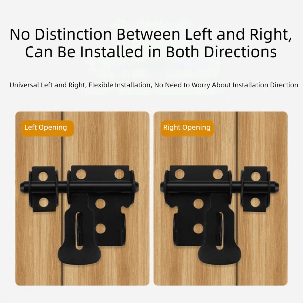Stainless Steel Stainless Steel Door Latch With Screws Gate Safety Lock Bathroom Door