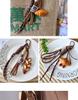 INS-Style Miu Series Alkaline Water Bread Bag - Cute Chocolate Pendant Jewelry Keychain