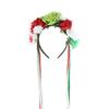 European & American Rose Cosplay Holiday Party Headband - Christmas Floral Hairpiece