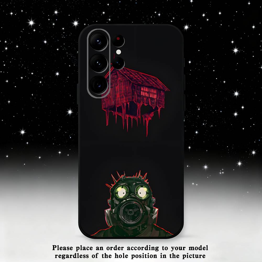 Anime D-Dorohedoro Retro Phone Case For Samsung S25,S24 Ultra,S20,S30 plus,S22 plus,S23,S30 Ultra 5G Silicone Black Shell
