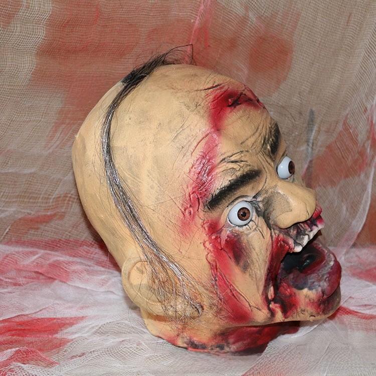 Латексный Ужас Сухой Труп Висящая Голова Для Хэллоуина Пасхи И Тематических Мероприятий