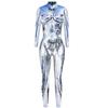 Punk Gothic Jumpsuit Catsuit Sexy Women Cosplay Costumes Halloween Bodysuit