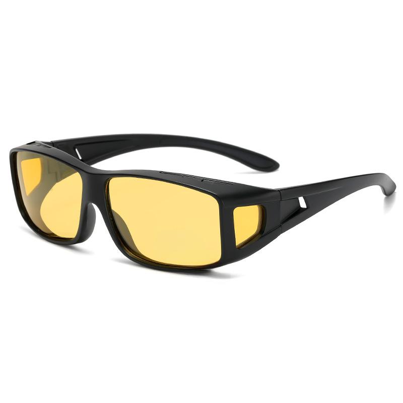Новые модные желтые поляризационные солнцезащитные очки для мужчин и женщин, для активного отдыха, спорта, езды на велосипеде, очки с ночным видением, для близоруких