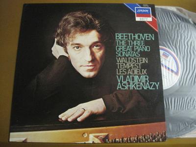 LP Пластинка ВЛАДИМИР АШКЕНАЗИ - Бетховен: Великие фортепианные сонаты Вальд L25C3041 ЛОНДОН 1982 Япония Оби Классика Б/у