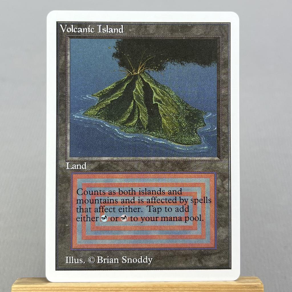 Обновленный безлимитный MIX2-002 Tcg прокси магические карты домашняя игра двойные земли безлимитный Обновленная тундра пустошь подземное собрание