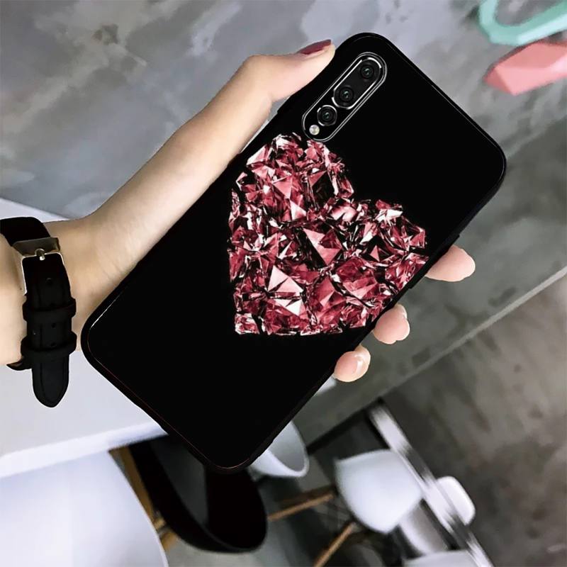 Чехол для телефона со сверкающими бриллиантами для Huawei G7 G8 P7 P8 P9 P10 P20 P30 Lite Mini Pro P Smart Plus Cove Fundas