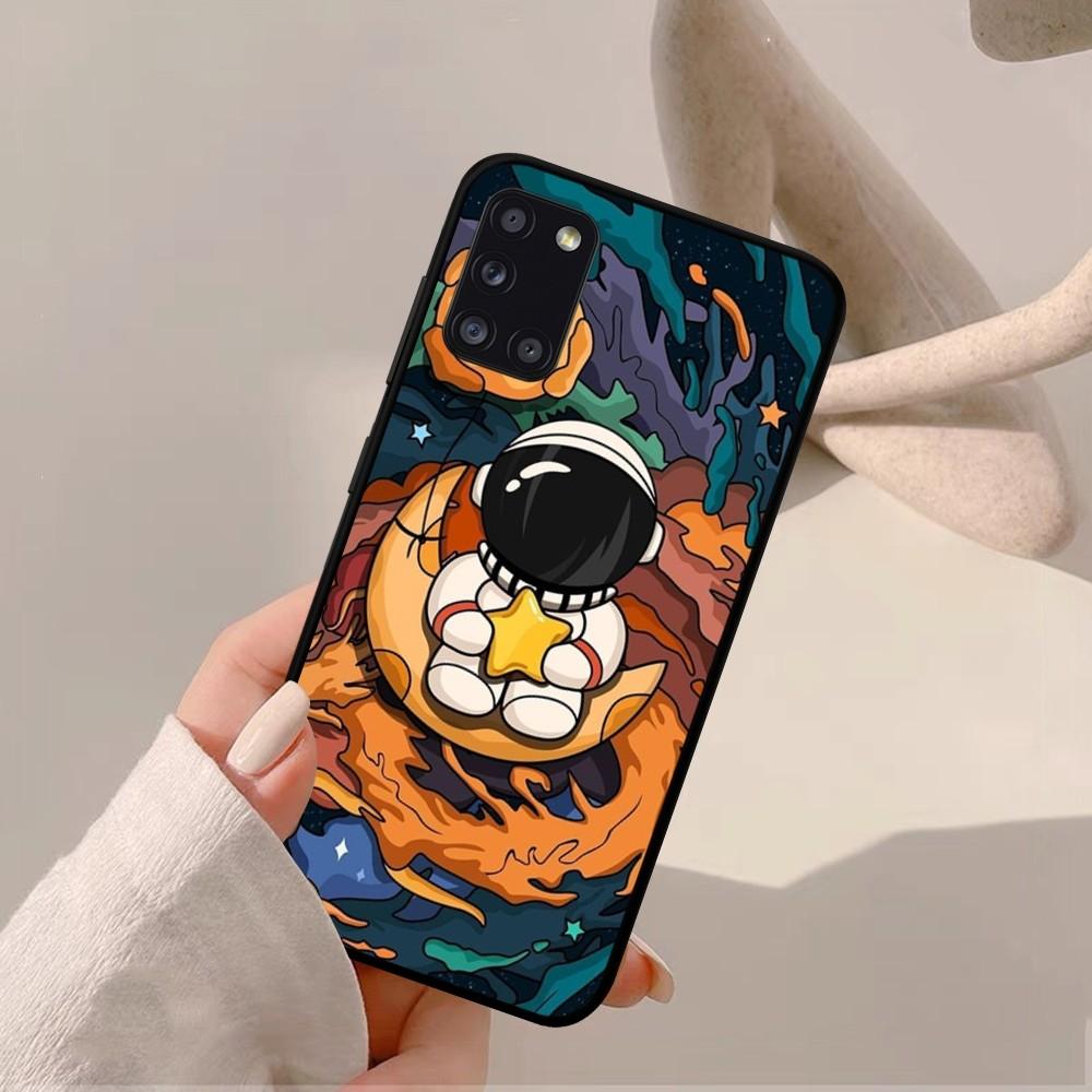 Space Astronaut Cartoon Phone Case For Samsung A 10 11 12 13 20 21 22 30 31 32 40 51 52 53 70 71 72 73 91 13 Shell