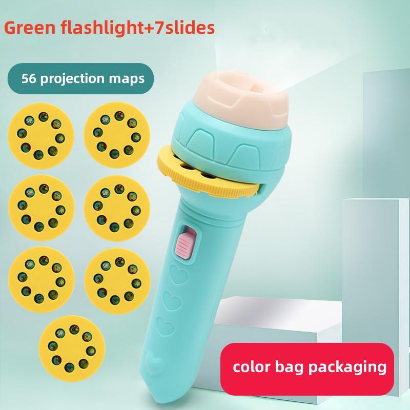 Braided Beads 24/56 imagens Projection Toy Flashlight Toys Colour Early education Souptoys Cartoon Children's gift  spacer beads