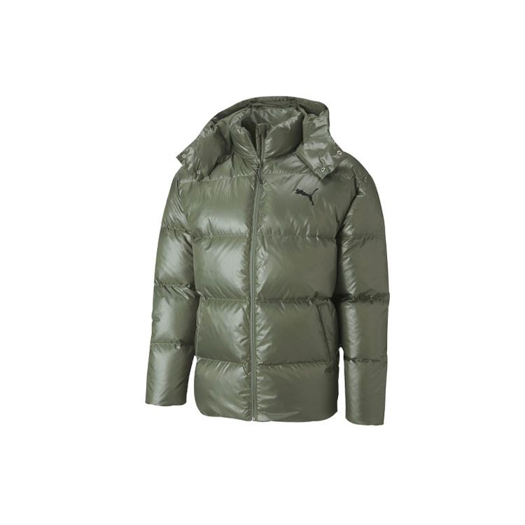 Puma Куртка с капюшоном Volume Down Мужская Верхняя одежда Зеленый 585408-64