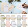 Pattern Vintage Floral Differrent Design Writing Paper 6PCS Letter Stationery With Envelopes 3PCS