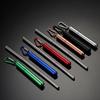 304 stainless steel telescopic straw round bottom with mountaineering buckle multi-color aluminum shell set portable straw