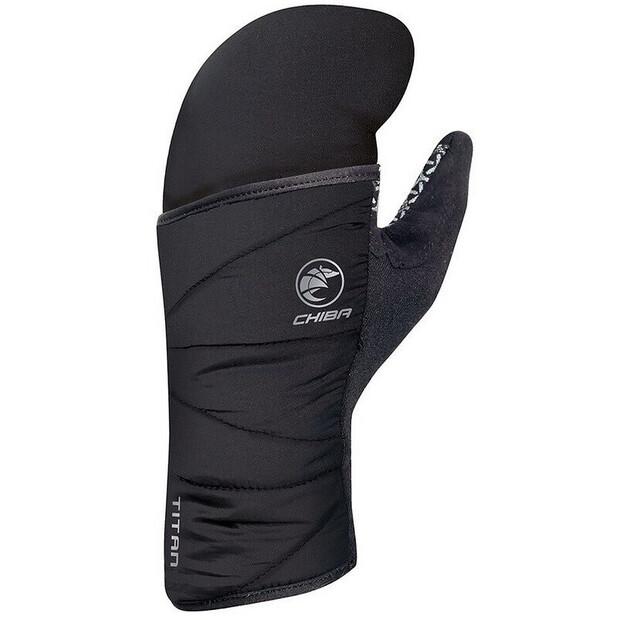 Велоперчатки Chiba POLARFLEECE TITAN (черные)