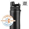 800ml Duo Sport Stainless Steel Water Bottle | ISI Certified Made in India | Double Wall Vacuum Insulated Flask | for Office, School, Gym & Travel