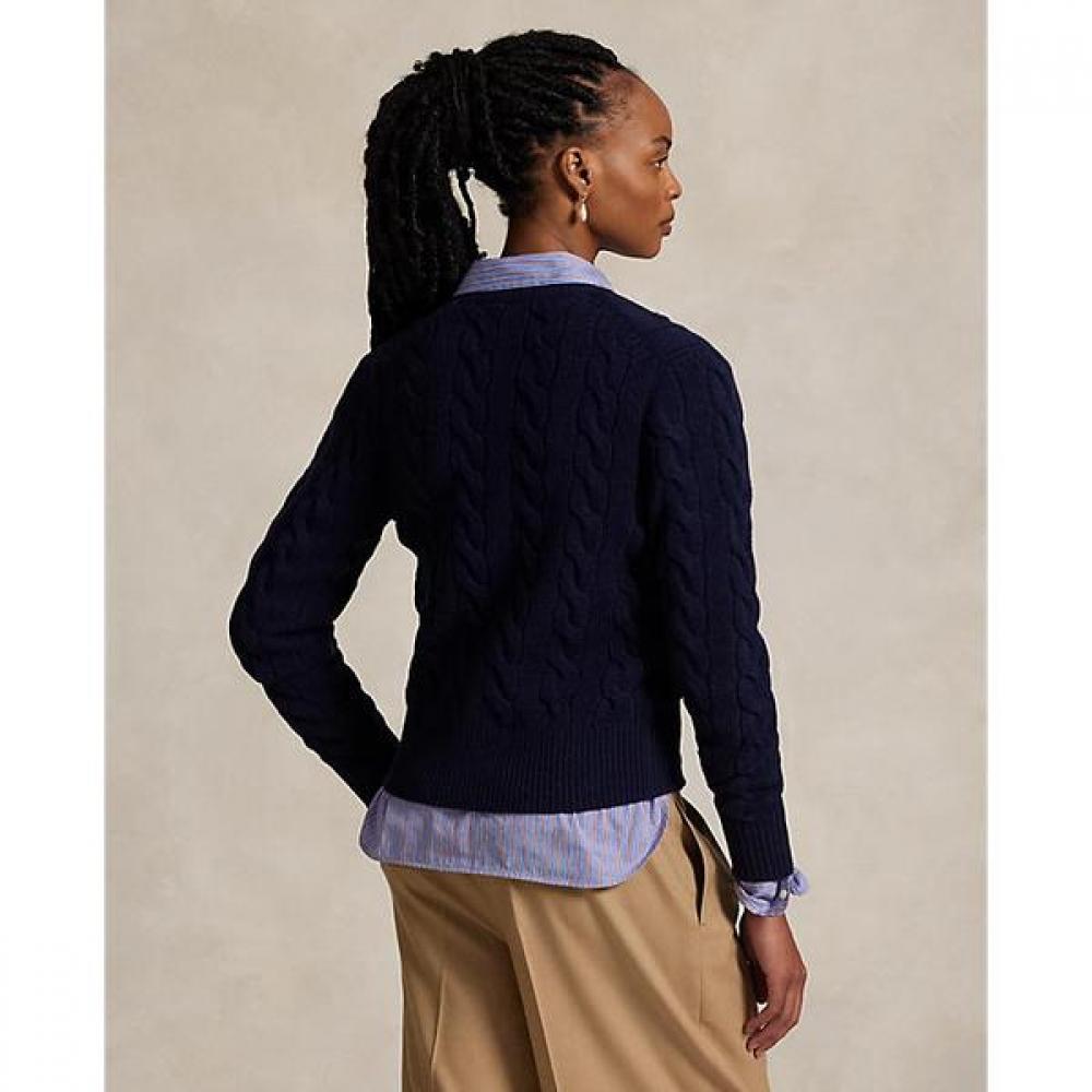 Polo Ralph Lauren Women S Cable Knit Wool caShmere Cardigan