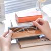 Scratch Resistant Double Layer Glasses Case PU Leather Sunglasses Storage Box  Hard Glasses Case