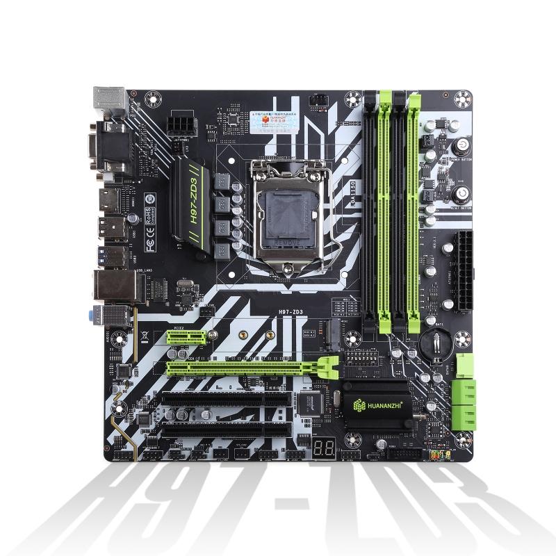 Материнская плата HUANANZHI H97 ZD3 для LGA 1150 DDR3 -ecc для M.2 PCI-E NVME NGFF для M Серверная материнская плата для i