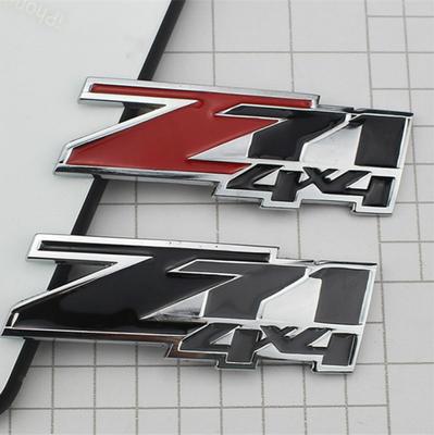 2 шт. 8,5*3 см Стайлинг автомобиля цинковый сплав Z71 4x4 эмблема задний багажник значок боковые логотипы наклейка на тело наклейка