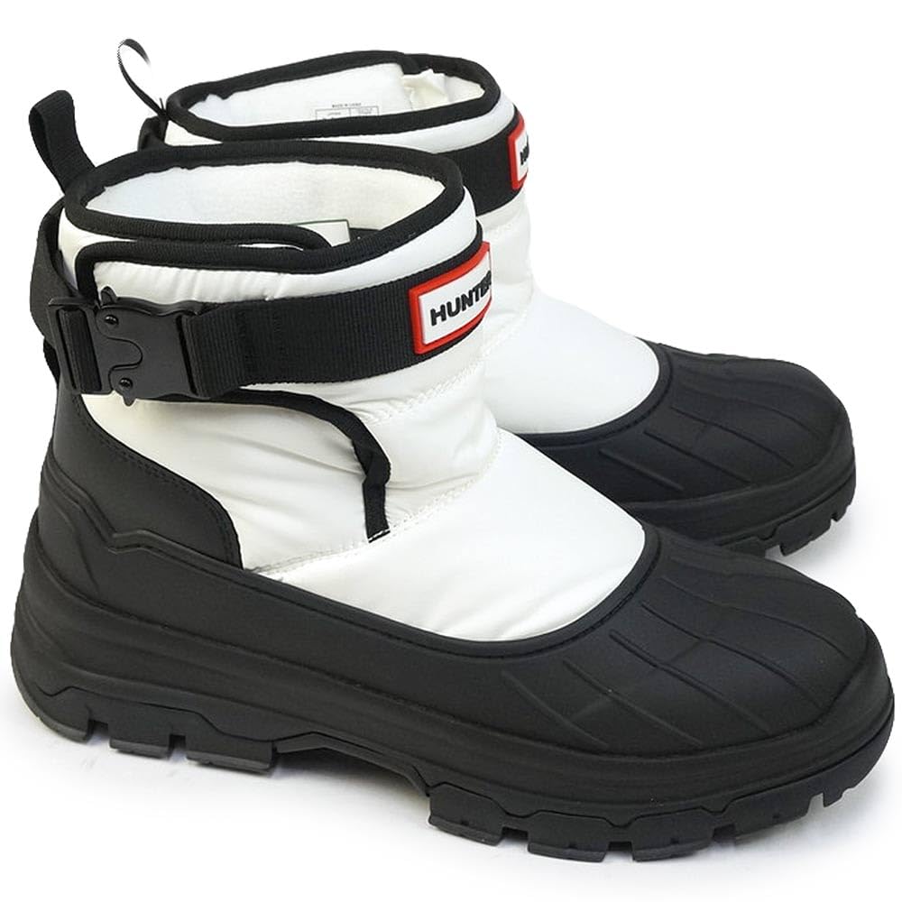 Hunter WFS2000NYR W Ботинки женские с короткой пряжкой, размер 6 UK, легкие, водостойкие, бело-черные, (25,0 см)