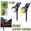 Solar Powered Garden Solar Spotlight 7 LED Outdoor Solar Spotlight  Landscape Decor