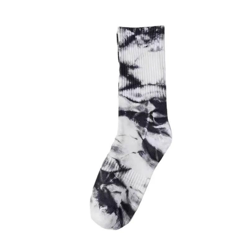 ABIF1 Длинные носки с tie-dye и крючком, Взрывной уличный стиль, Модные и стильные носки, Унисекс для скейтбординга, Спорта, Отдыха и F