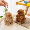 Groundhog Soft Plush Keyring With Interactive Sound For Kids And Collectors