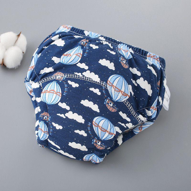 5PC Baby Cotton Cloth Diaper Training Pants Infant Toilet Training Pants for Boys and Girls Summer Diapers Leak Proof and Waterproof