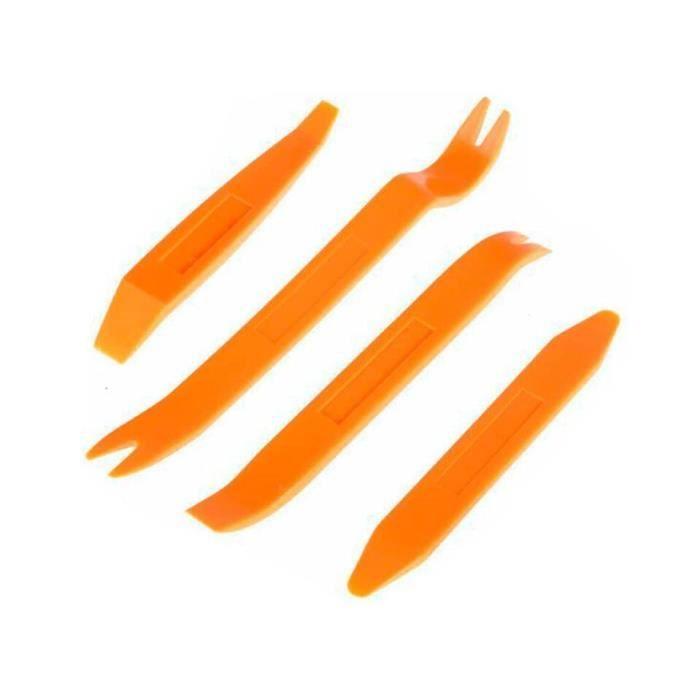 Set De 4pcs Voiture Audio Outil Démontage Garniture Tableau De Bord Autoradio