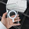 Магнитный чехол MagSafe Acrylic для iPhone 13, 15, 16 Pro - прозрачный жесткий чехол «два в одном»