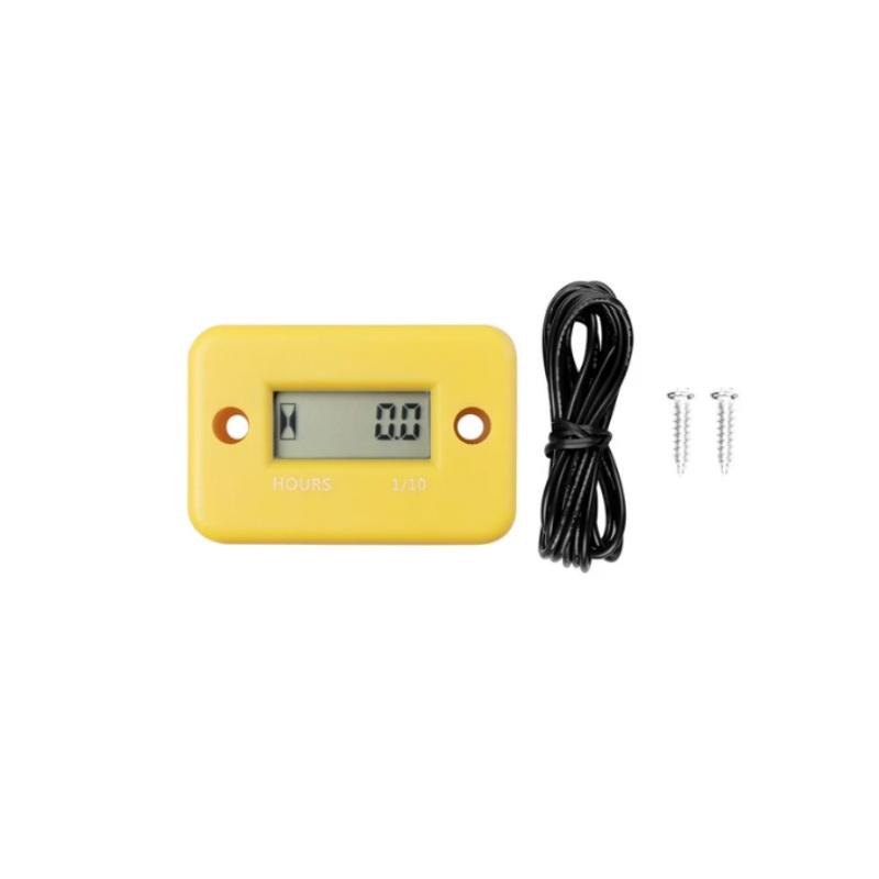 Цифровой счетчик моточасов ЖК-счетчик для квадроциклов, мотоциклов, приборов, часов, снегоходов, бензиновых лодок, генераторов, велосипедов, автомобилей, аксессуаров